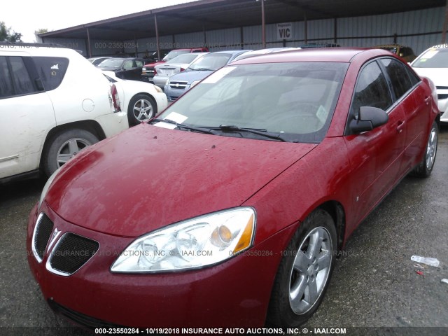 1G2ZH558364137872 - 2006 PONTIAC G6 GT RED photo 2