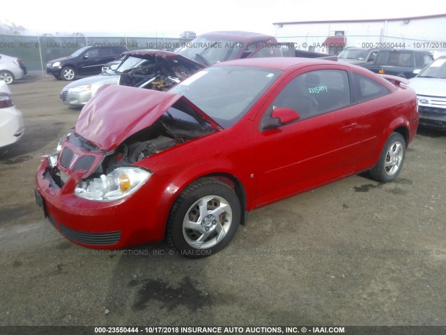 1G2AL15FX77294804 - 2007 PONTIAC G5 RED photo 2