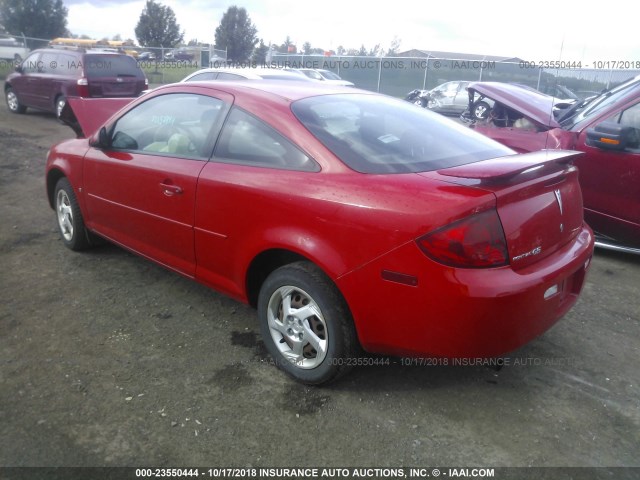 1G2AL15FX77294804 - 2007 PONTIAC G5 RED photo 3