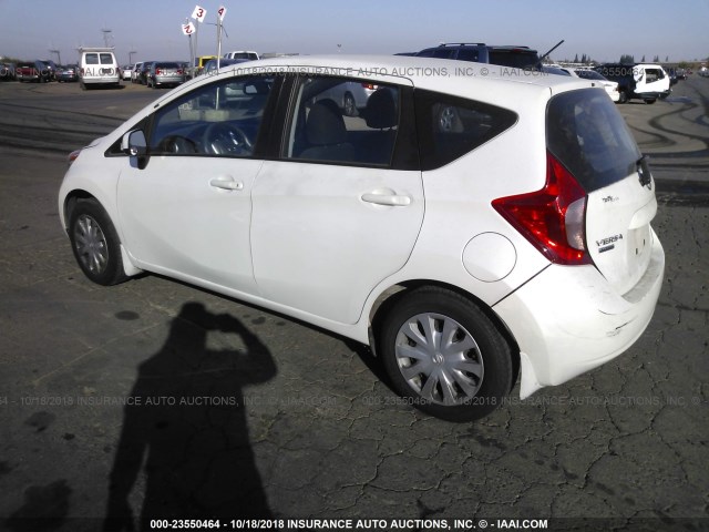 3N1CE2CP7EL436747 - 2014 NISSAN VERSA NOTE S/S PLUS/SV/SL WHITE photo 3