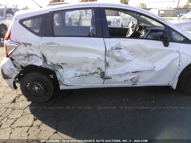 3N1CE2CP7EL436747 - 2014 NISSAN VERSA NOTE S/S PLUS/SV/SL WHITE photo 6