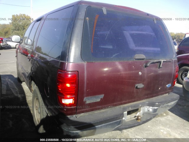 1FMFU18L4VLB72956 - 1997 FORD EXPEDITION MAROON photo 3
