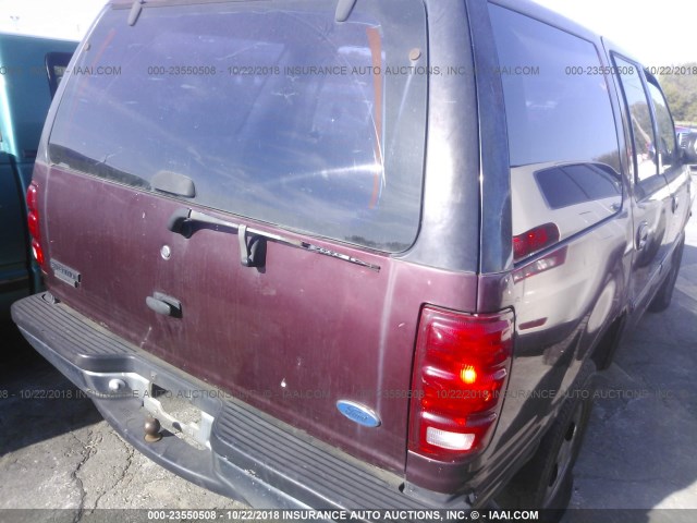 1FMFU18L4VLB72956 - 1997 FORD EXPEDITION MAROON photo 4