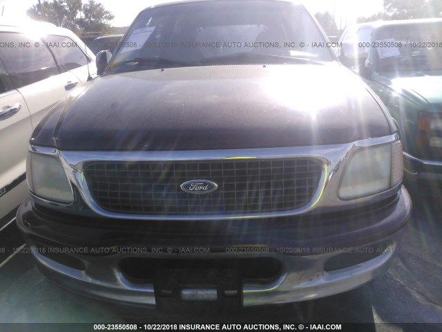 1FMFU18L4VLB72956 - 1997 FORD EXPEDITION MAROON photo 6