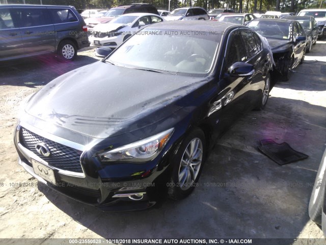 JN1BV7AP0FM347119 - 2015 INFINITI Q50 PREMIUM/SPORT BLACK photo 2