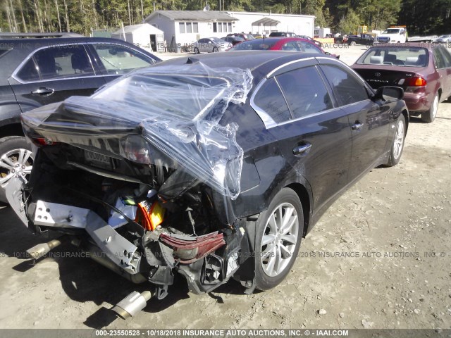 JN1BV7AP0FM347119 - 2015 INFINITI Q50 PREMIUM/SPORT BLACK photo 4