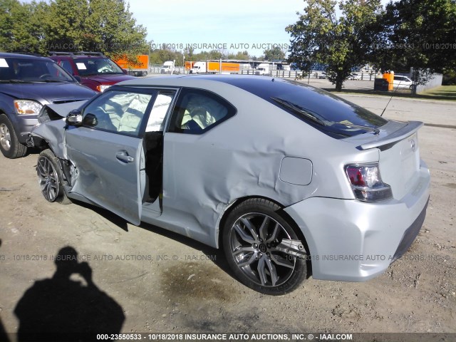 JTKJF5C73E3084838 - 2014 TOYOTA SCION TC 灰色 照片 3