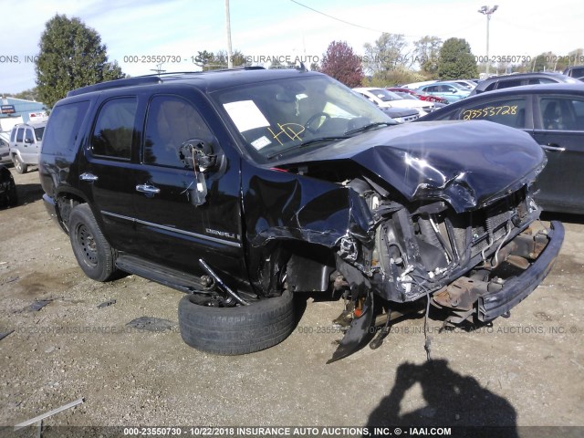 1GKFK63897J201283 - 2007 GMC YUKON DENALI BLACK photo 1