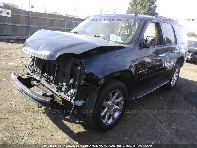 1GKFK63897J201283 - 2007 GMC YUKON DENALI BLACK photo 2