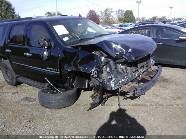 1GKFK63897J201283 - 2007 GMC YUKON DENALI BLACK photo 6