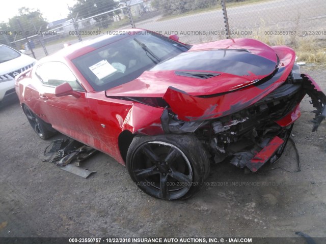 1G1FH1R72J0104444 - 2018 CHEVROLET CAMARO SS RED photo 1