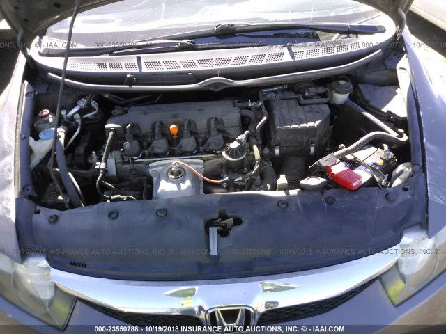 2HGFA1F65BH537794 - 2011 HONDA CIVIC LX-S 灰色 照片 10