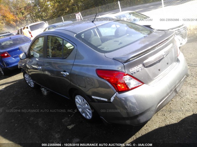 3N1CN7AP6HL904715 - 2017 NISSAN VERSA S/S PLUS/SV/SL GRAY photo 3