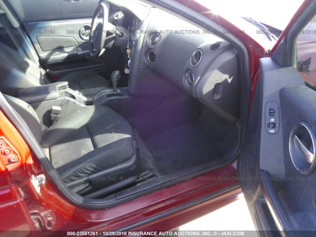 2G2WP552081100357 - 2008 PONTIAC GRAND PRIX RED photo 5