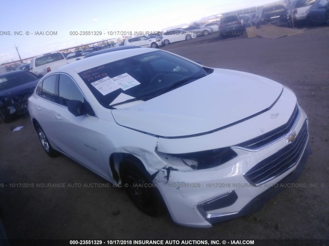 1G1ZB5ST0JF183459 - 2018 CHEVROLET MALIBU LS 白色 照片 1