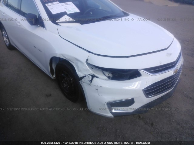1G1ZB5ST0JF183459 - 2018 CHEVROLET MALIBU LS 白色 照片 6
