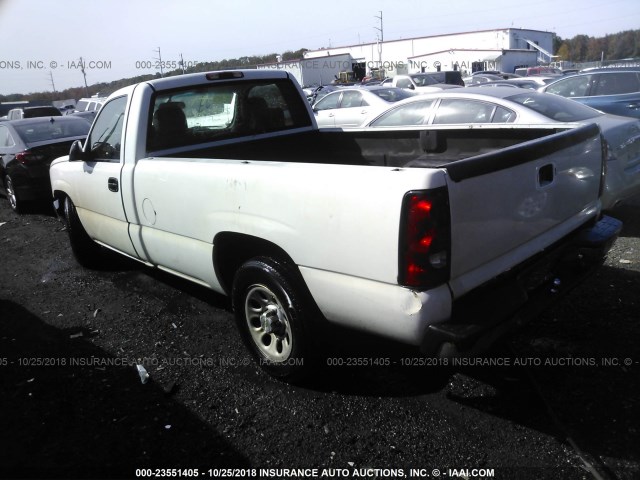 1GCEC14X26Z115486 - 2006 CHEVROLET SILVERADO C1500 WHITE photo 3