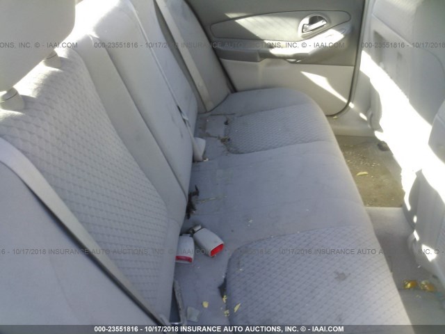 1G1ZT58N88F119430 - 2008 CHEVROLET MALIBU LT/CLASSIC GRAY photo 8