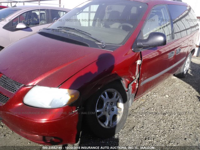 1D4GP25333B195791 - 2003 DODGE CARAVAN SE RED photo 6