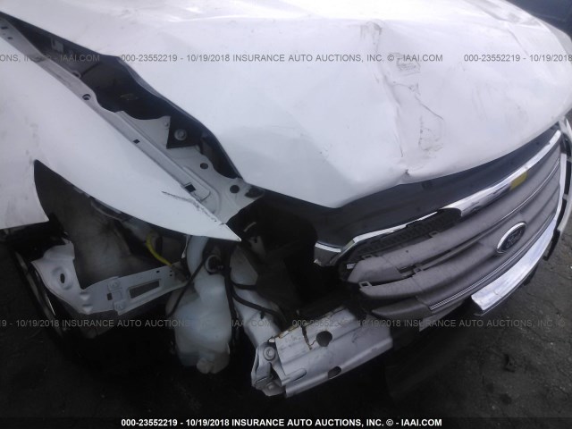 1FAHP2D80FG123619 - 2015 FORD TAURUS SE WHITE photo 6