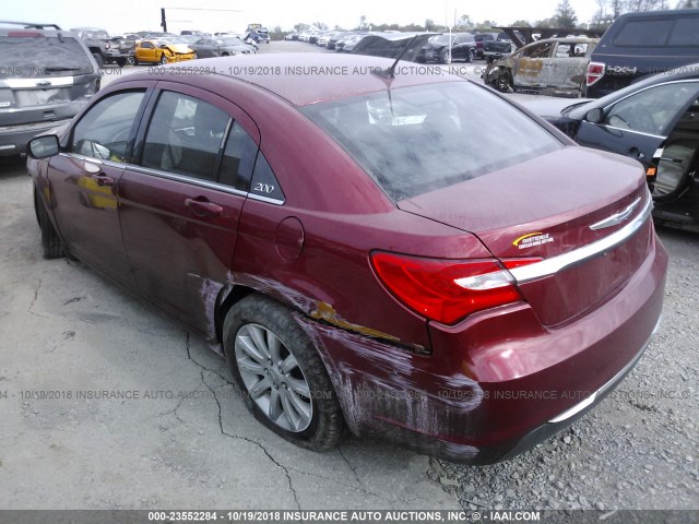 1C3CCBBBXCN179755 - 2012 CHRYSLER 200 TOURING RED photo 3