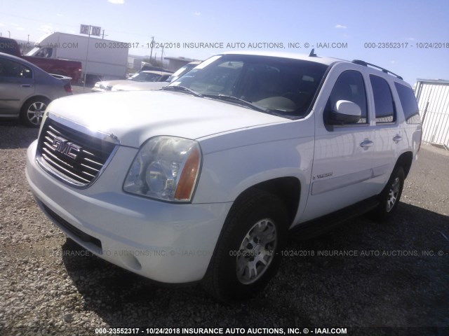 1GKFC13087J137098 - 2007 GMC YUKON WHITE photo 2