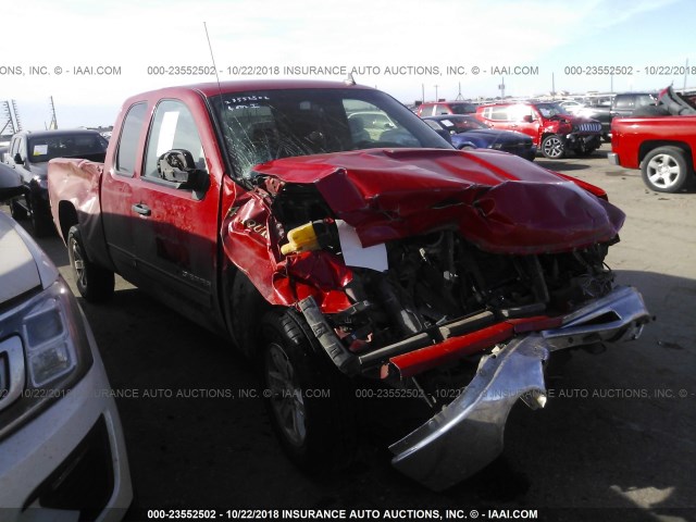 1GTR1VE04CZ160456 - 2012 GMC SIERRA C1500 SLE RED photo 1