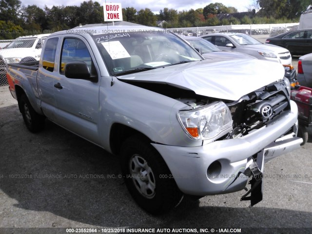 5TETX22N46Z281838 - 2006 TOYOTA TACOMA ACCESS CAB ვერცხლისფერი ფოტო 1