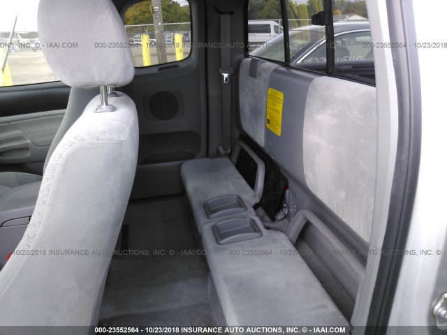 5TETX22N46Z281838 - 2006 TOYOTA TACOMA ACCESS CAB ვერცხლისფერი ფოტო 8