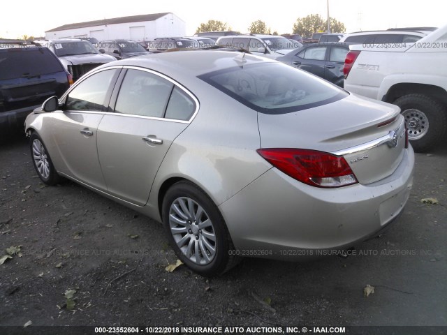 2G4GS5EV5D9248729 - 2013 BUICK REGAL PREMIUM Champagne photo 3