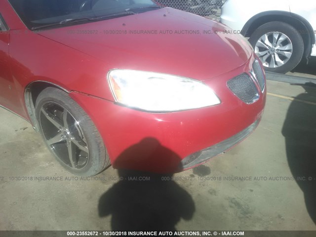 1G2ZM551364136946 - 2006 PONTIAC G6 GTP RED photo 6