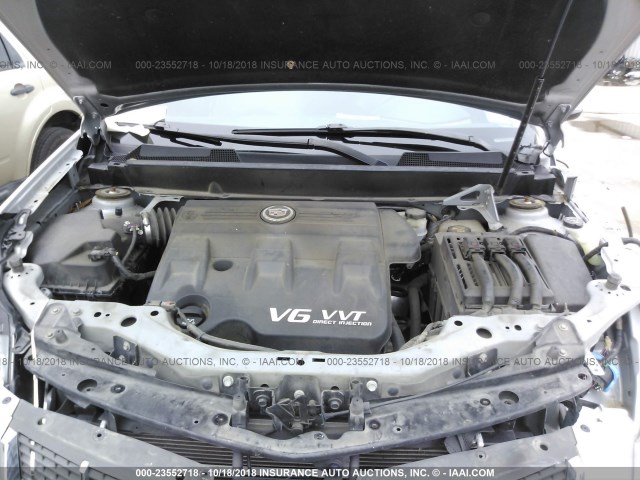 3GYFNBEY1BS639998 - 2011 CADILLAC SRX PERFORMANCE COLLECTION Күміс фото 10