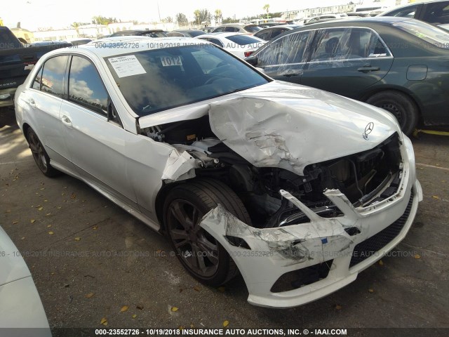 WDDHF5KB7DA735934 - 2013 MERCEDES-BENZ E 350 WHITE photo 1