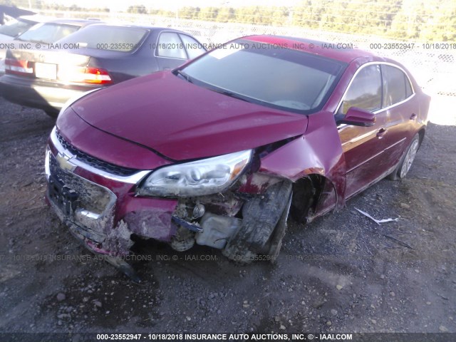 1G11E5SL9EF266186 - 2014 CHEVROLET MALIBU 2LT RED photo 2