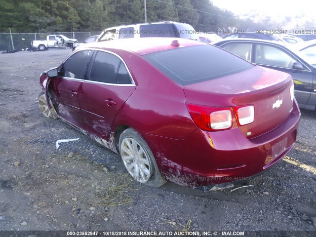 1G11E5SL9EF266186 - 2014 CHEVROLET MALIBU 2LT RED photo 3