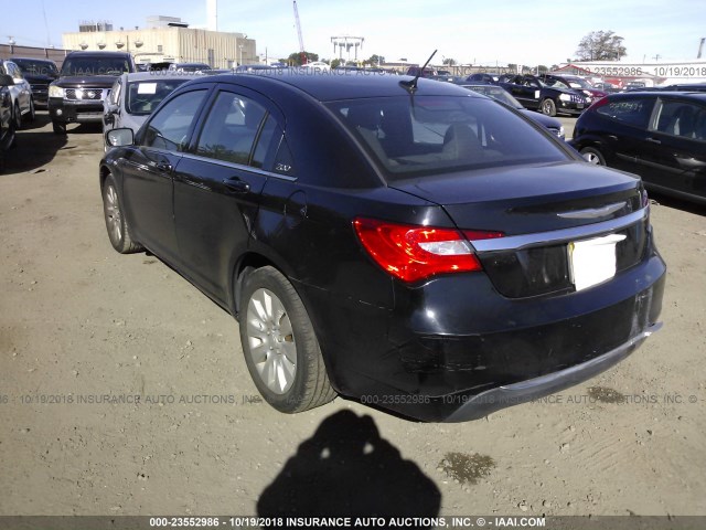 1C3BC4FBXBN566824 - 2011 CHRYSLER 200 LX BLACK photo 3