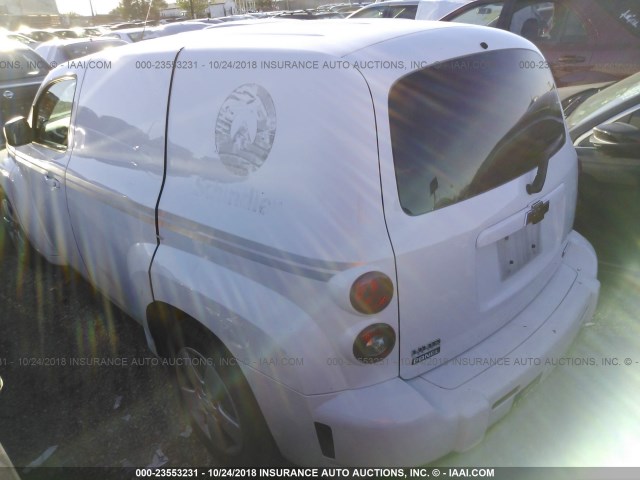 3GCAAAFW3BS611073 - 2011 CHEVROLET HHR WHITE photo 3