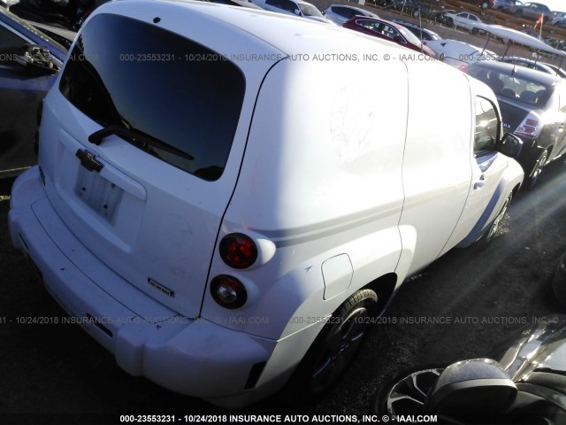 3GCAAAFW3BS611073 - 2011 CHEVROLET HHR WHITE photo 4