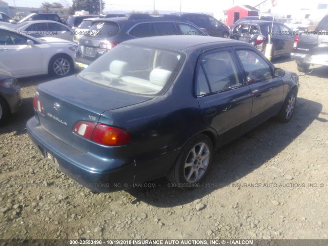 1NXBR12E7WZ116936 - 1998 TOYOTA COROLLA VE/CE/LE GREEN photo 4