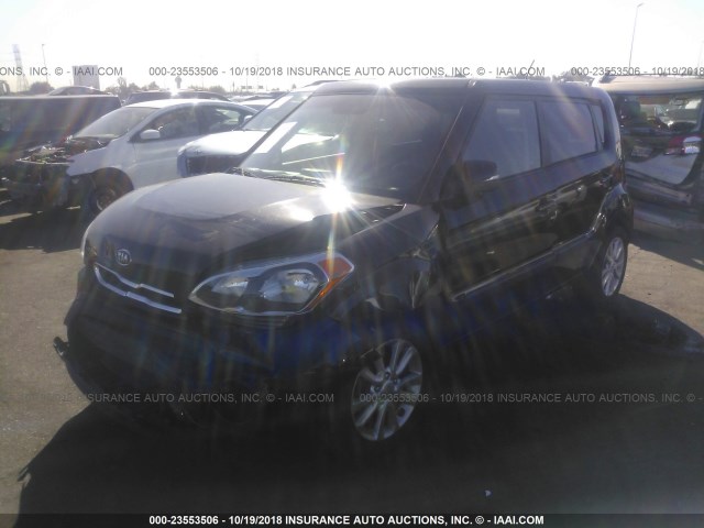 KNDJT2A64C7744352 - 2012 KIA SOUL +/!/SPORT BLACK photo 2