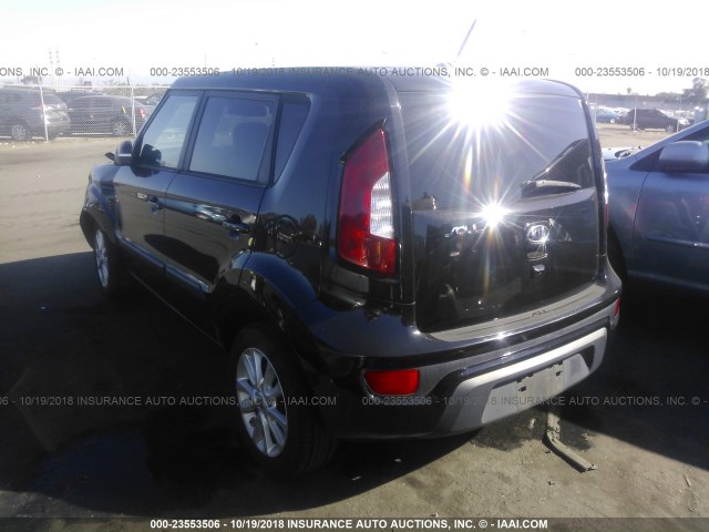 KNDJT2A64C7744352 - 2012 KIA SOUL +/!/SPORT BLACK photo 3