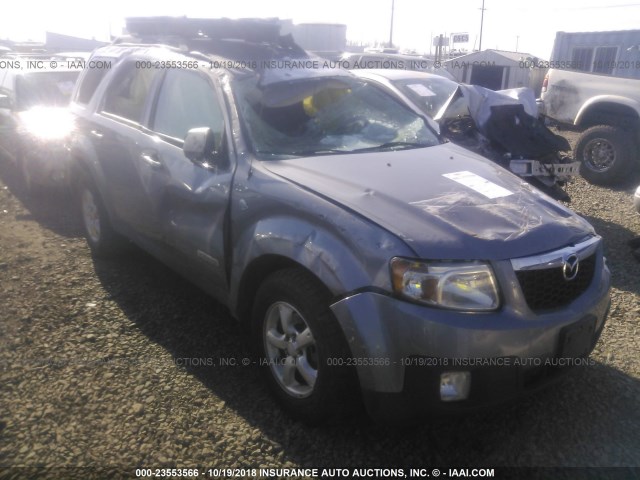 4F2CZ49H18KM14990 - 2008 MAZDA TRIBUTE HYBRID SILVER photo 1