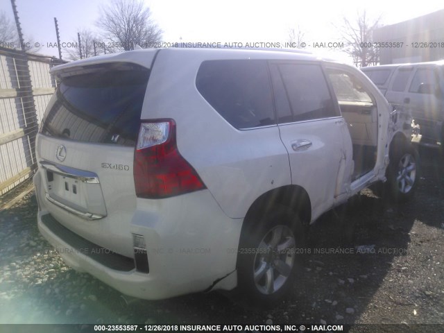 JTJBM7FX0B5028362 - 2011 LEXUS GX WHITE photo 4