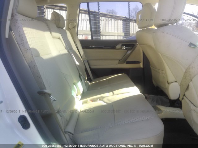 JTJBM7FX0B5028362 - 2011 LEXUS GX WHITE photo 8