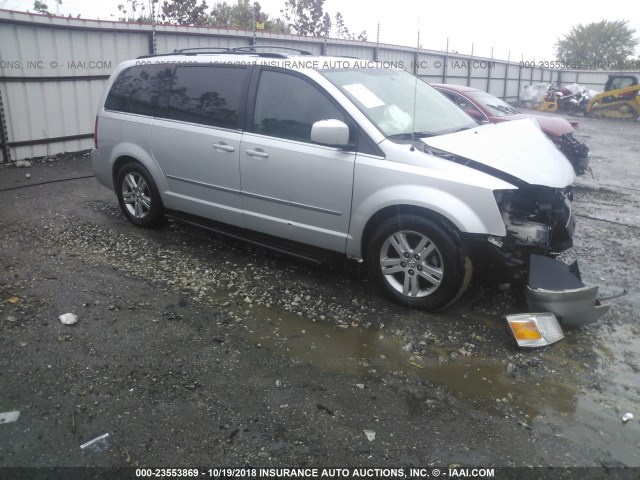 2D4RN5DX0AR411695 - 2010 DODGE GRAND CARAVAN SXT SILVER photo 1