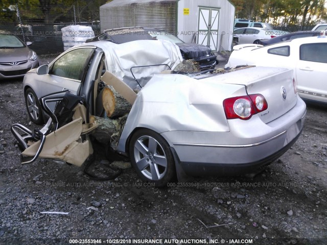 WVWJK73C49P009608 - 2009 VOLKSWAGEN PASSAT TURBO SILVER photo 3