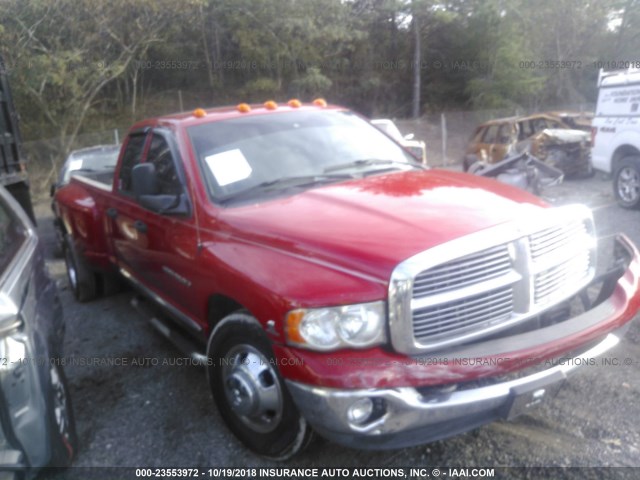 3D3MA48C34G265153 - 2004 DODGE RAM 3500 ST/SLT RED photo 1