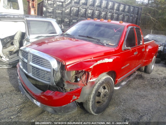 3D3MA48C34G265153 - 2004 DODGE RAM 3500 ST/SLT RED photo 2