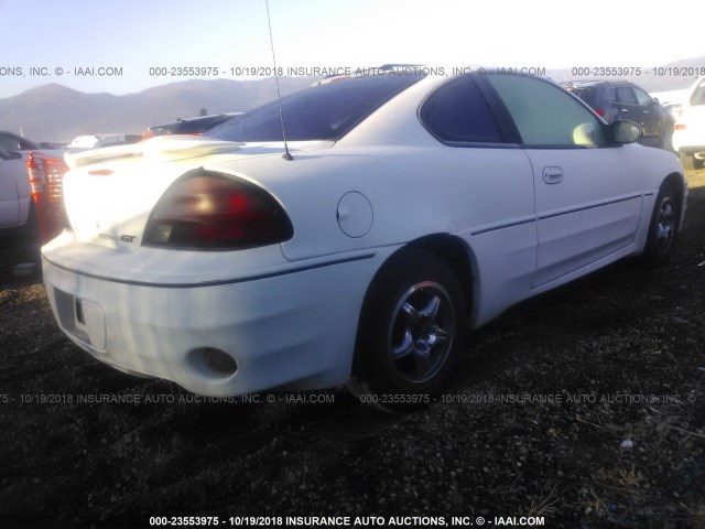 1G2NW12E04C101664 - 2004 PONTIAC GRAND AM GT WHITE photo 4