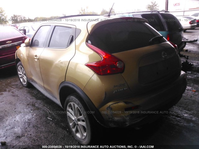 JN8AF5MRXDT205178 - 2013 NISSAN JUKE S/SV/SL ORANGE photo 3